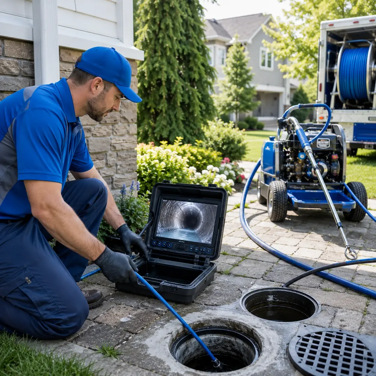 Outdoor drain cleaning professionals serving Glenwood, NJ